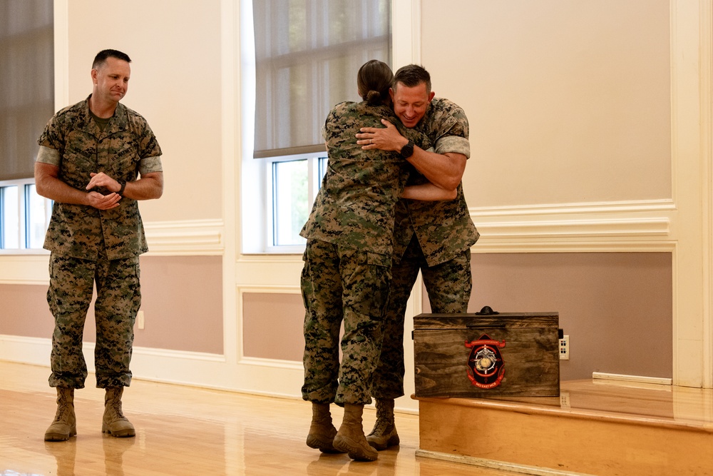 Bravo Company Change of Command Ceremony