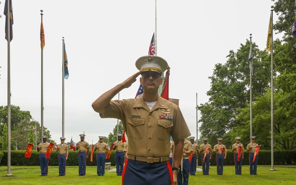 Marine recruiting commander passes on responsibility of Northeast US