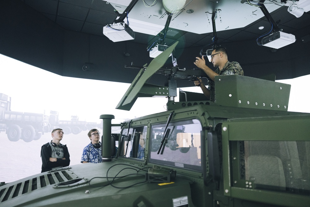 Lejeune High School MCJROTC Visits the ISMT