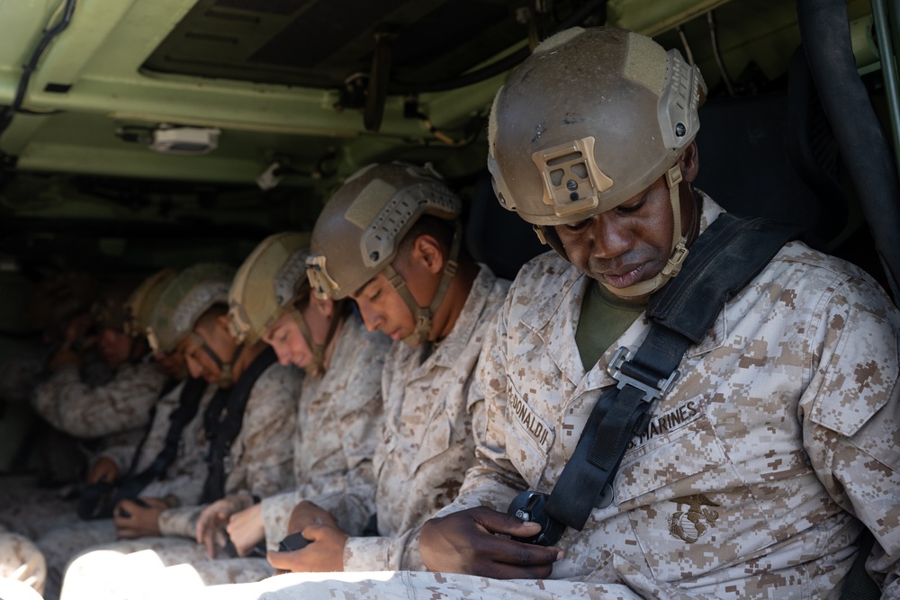 U.S. Marines take part in the Water Integration Training Program