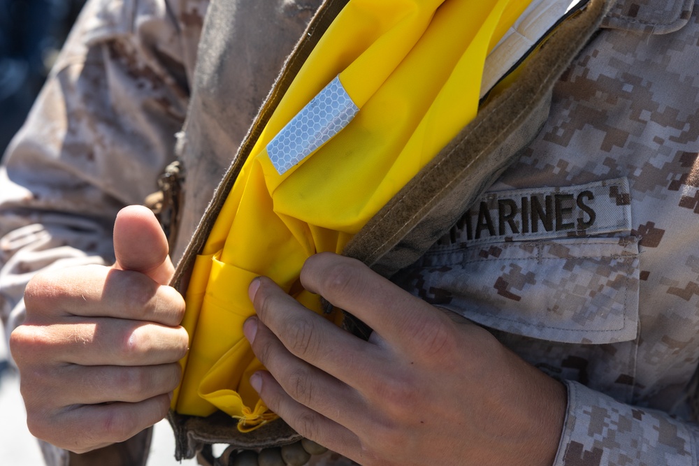 U.S. Marines take part in the Water Integration Training Program
