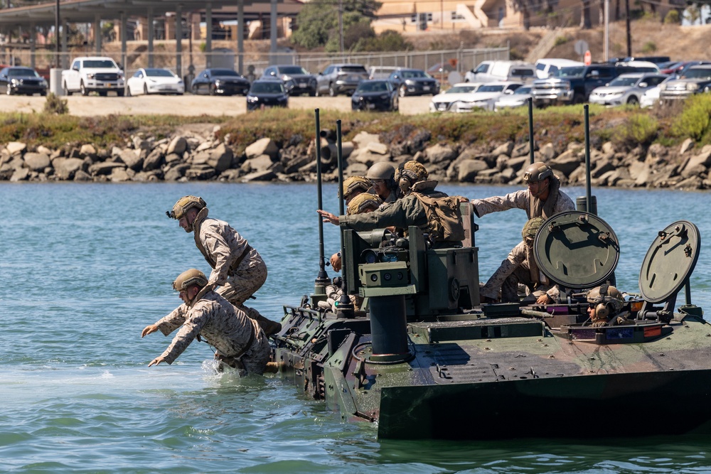 U.S. Marines take part in the Water Integration Training Program