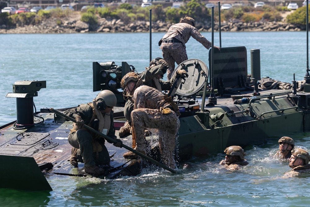U.S. Marines take part in the Water Integration Training Program