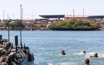 U.S. Marines take part in the Water Integration Training Program