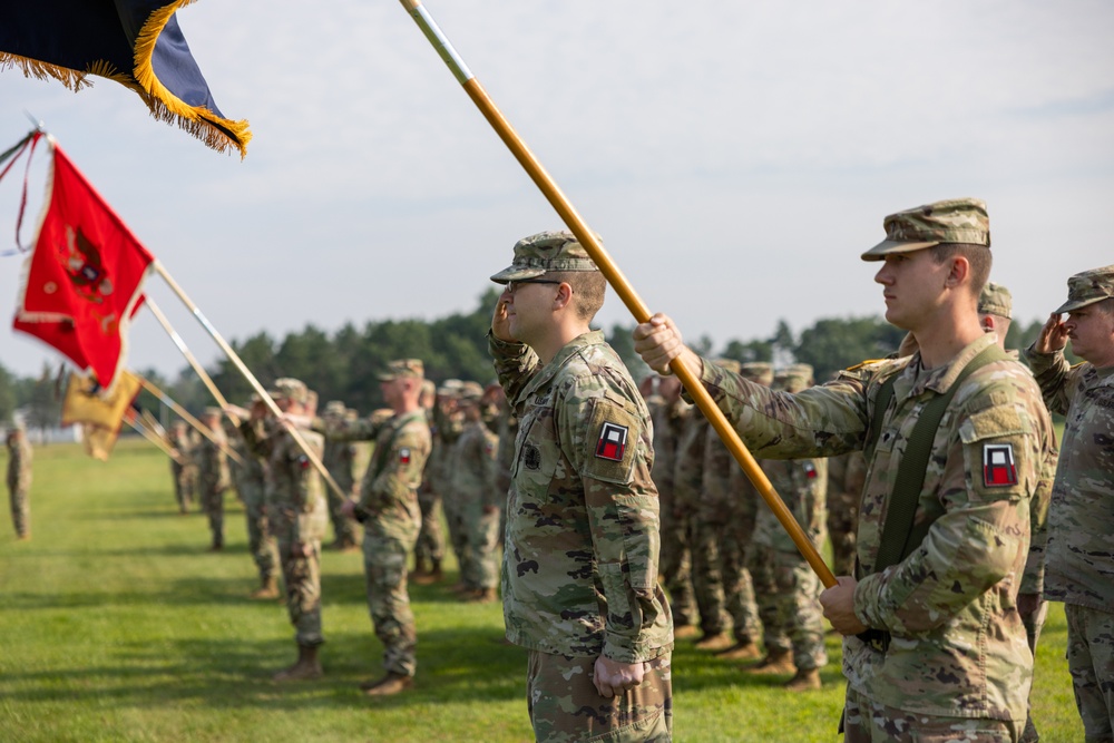 The Eagle Brigade Salutes the Flag