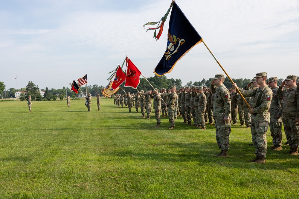 The Eagle Brigade Salutes the Flag