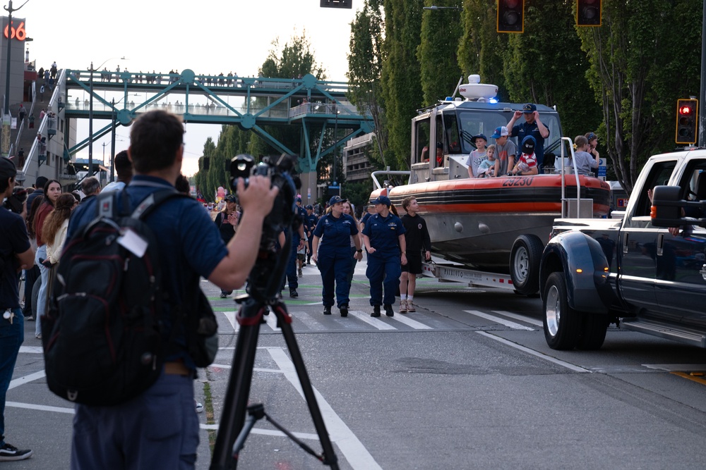 Coast Guard participates in Torchlight Parade 2025