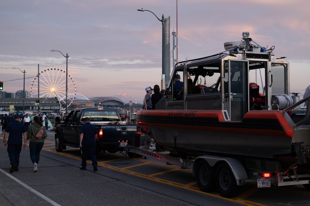 Coast Guard participates in Torchlight Parade 2025
