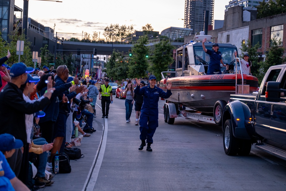 Coast Guard participates in Torchlight Parade 2025
