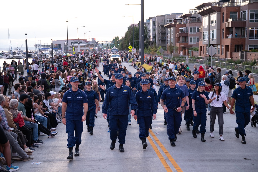 Coast Guard participates in Torchlight Parade 2025