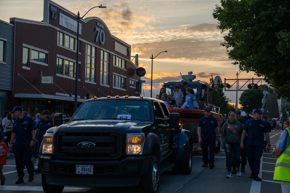 Coast Guard participates in Torchlight Parade 2025