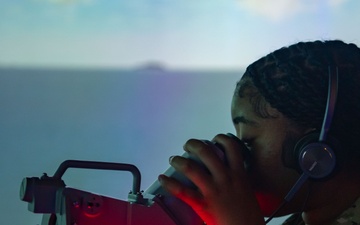 Reagan Sailors Conduct Navigation Simulator Training