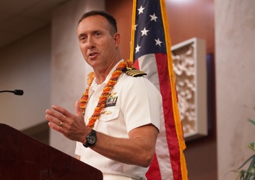 Pearl Harbor Naval Shipyard and Intermediate Maintenance Facility Commander Capt. Ryan McCrillis Welcome Shipyard’s Newest Tradespeople