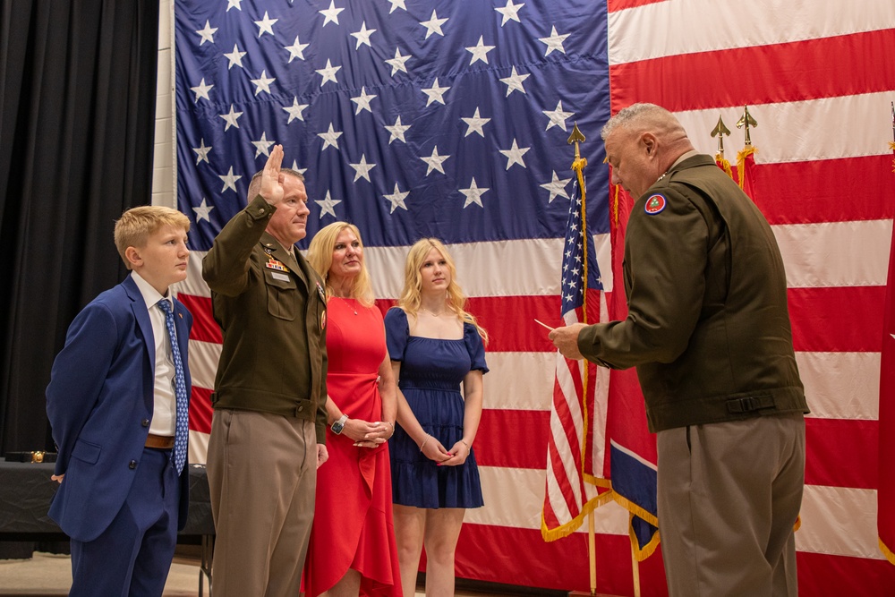 Tennessee National Guard Joint Force Headquarters hosts the promotion of Col. Mark Tyndall