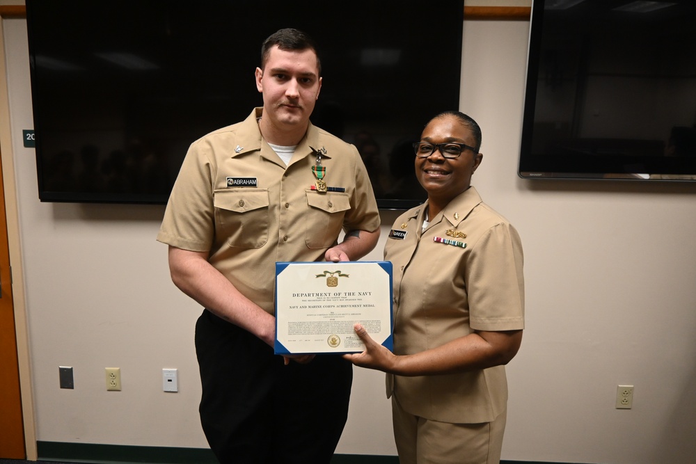 Navy Medicine Readiness and Training Command New England Hosts August Award Quarters