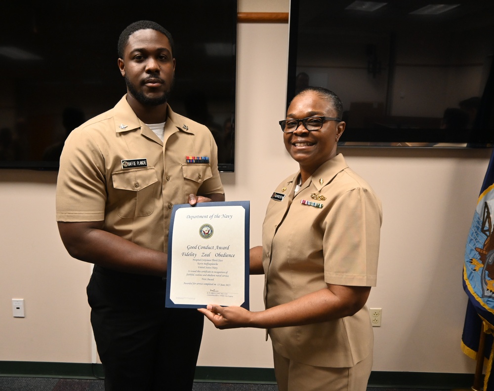 Navy Medicine Readiness and Training Command New England Hosts August Awards Quarters