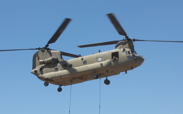 2nd General Support Aviation Battalion conducts aerial resupply