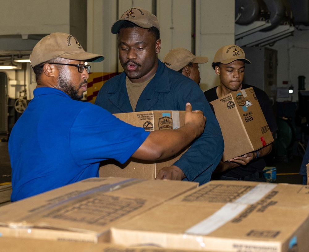 Daily Operations Aboard USS George H.W. Bush (CVN 77)