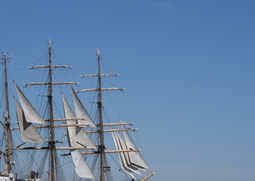 U.S. Coast Guard Cutter Eagle departs Seattle
