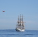 U.S. Coast Guard Cutter Eagle departs Seattle