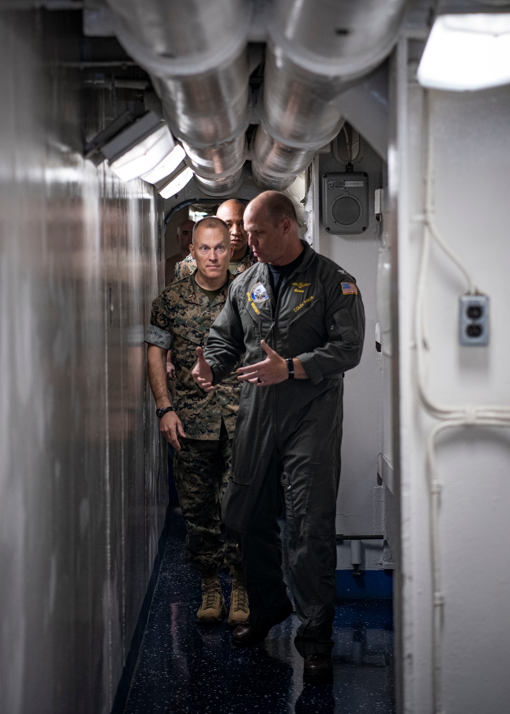 Task Force 61/2 visits USS Mount Whitney