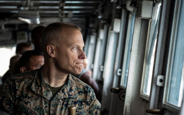 Task Force 61/2 visits USS Mount Whitney