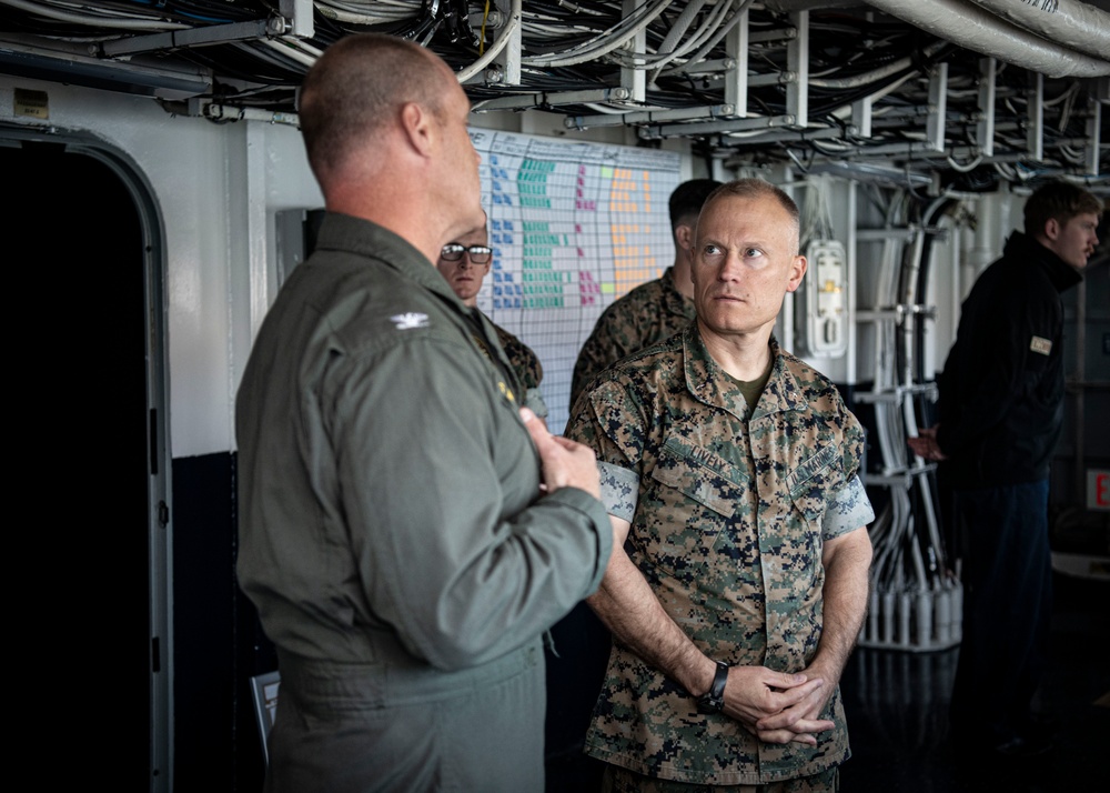 Task Force 61/2 visits USS Mount Whitney