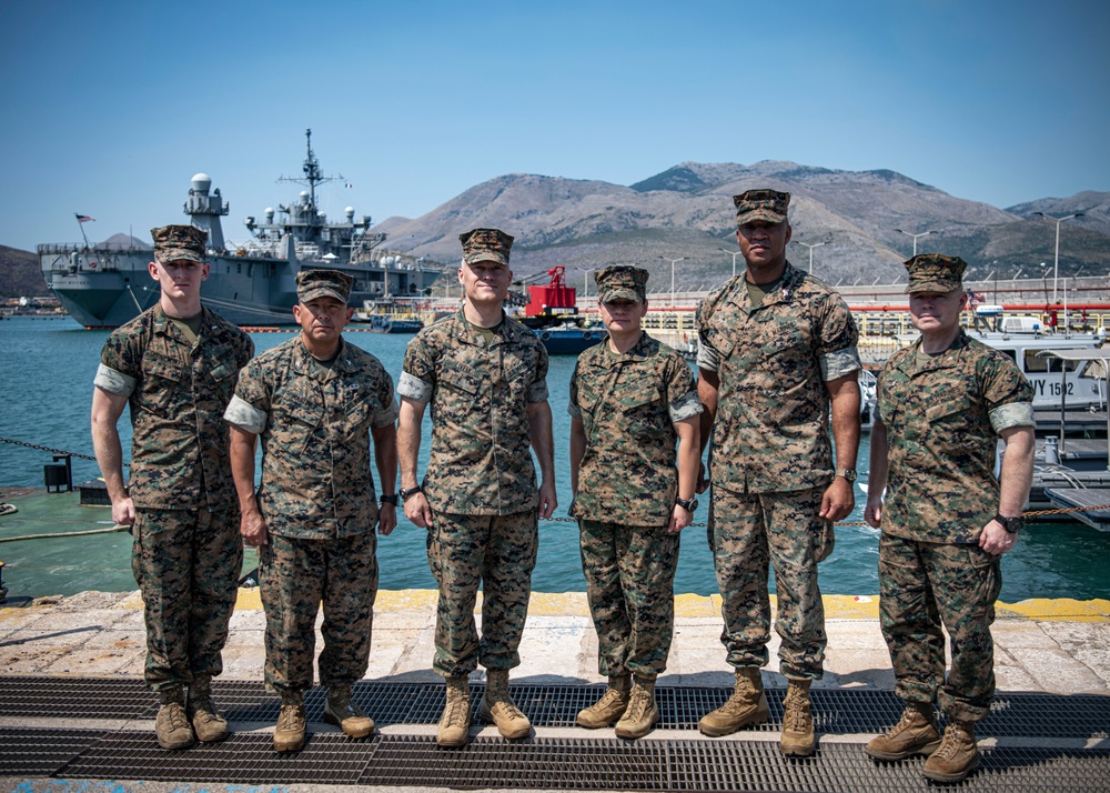 Task Force 61/2 visits USS Mount Whitney