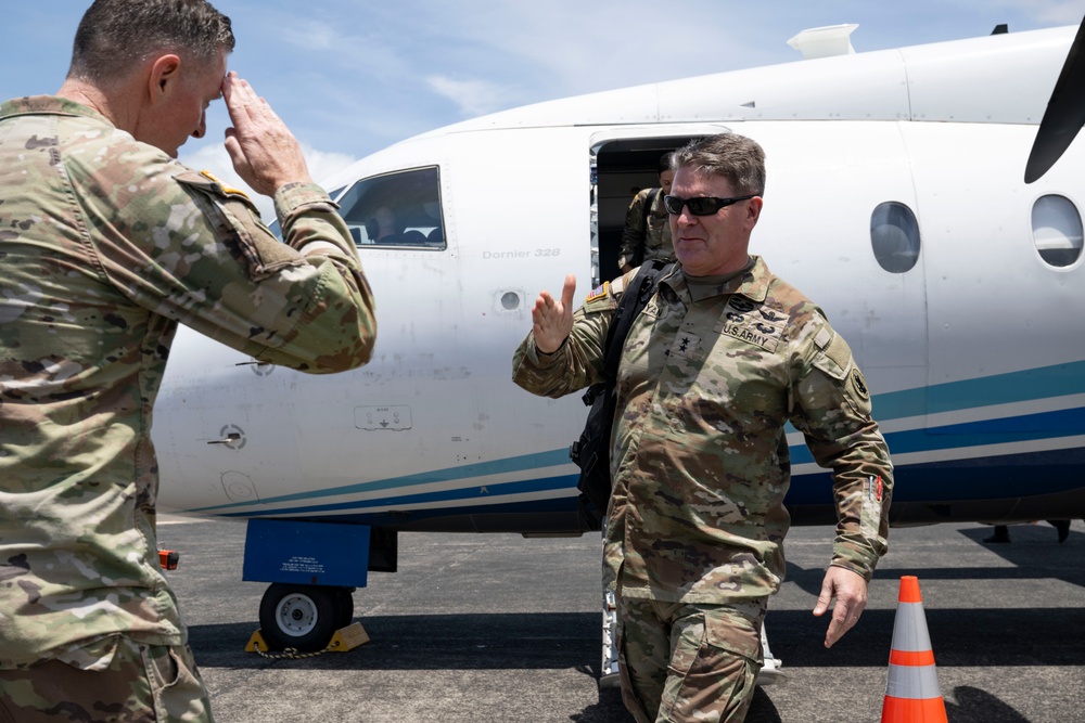 U.S. Army South Commander General Ryan arrives in Panama