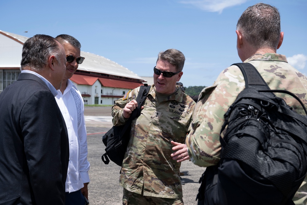 U.S. Army South Commander General Ryan arrives in Panama