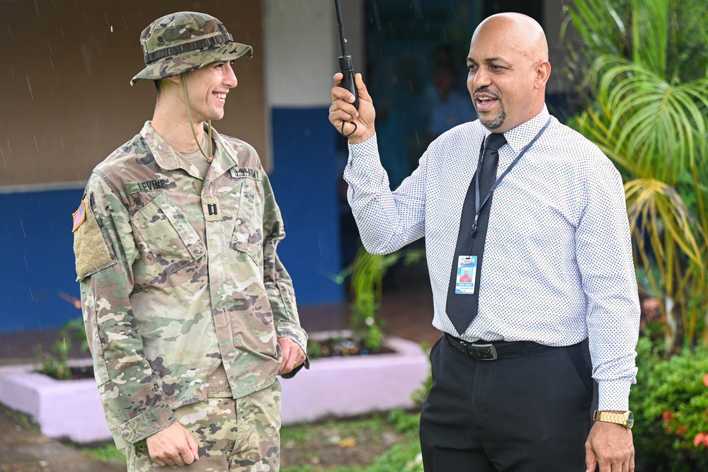 JSCG-P technical engineers and USACE FEST partner with Panama and U.S. Embassy to improve school facilities and municipal water system