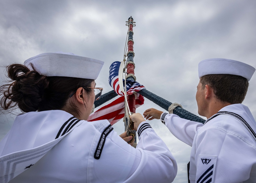 Daily Operations Aboard USS George H.W. Bush (CVN 77)