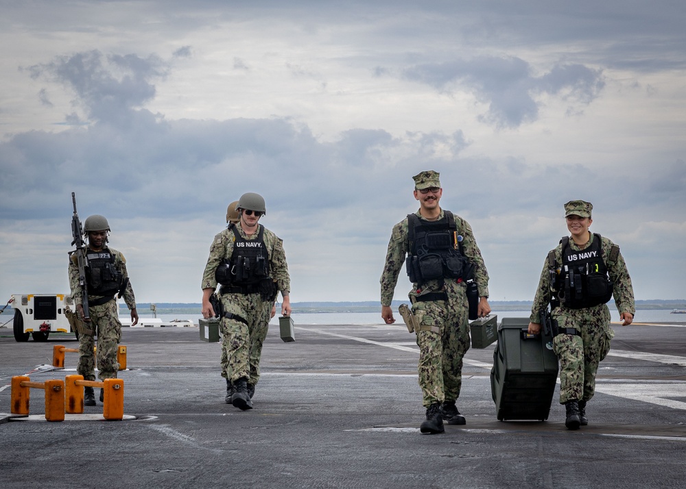 Daily Operations Aboard USS George H.W. Bush (CVN 77)