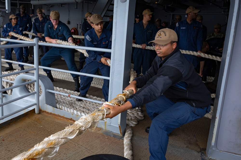 Daily Operations Aboard USS George H.W. Bush (CVN 77)