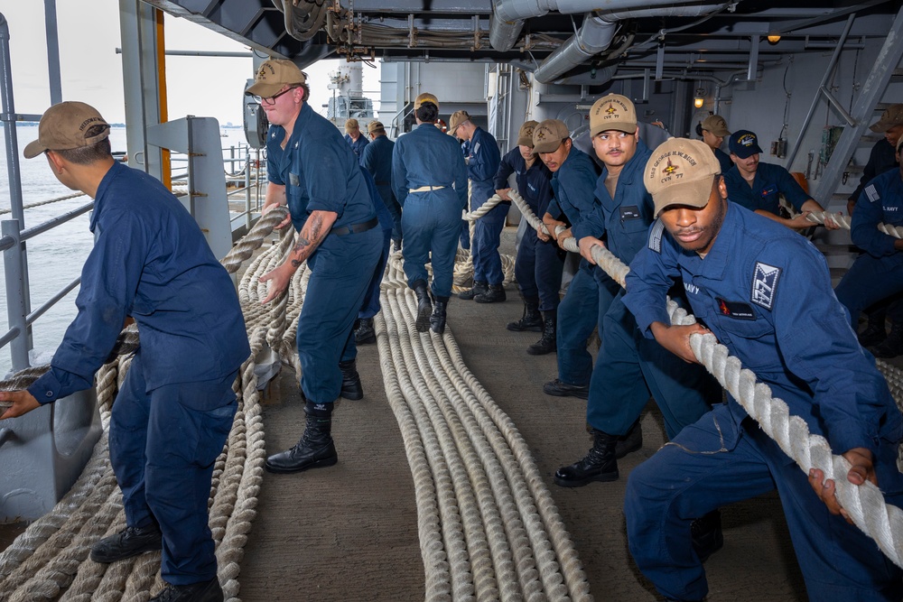 Daily Operations Aboard USS George H.W. Bush (CVN 77)