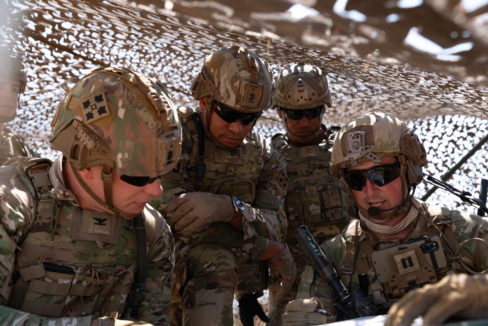 2nd Stryker Brigade Combat Team leadership visits JTF-SB Soldiers in Otay Mountain