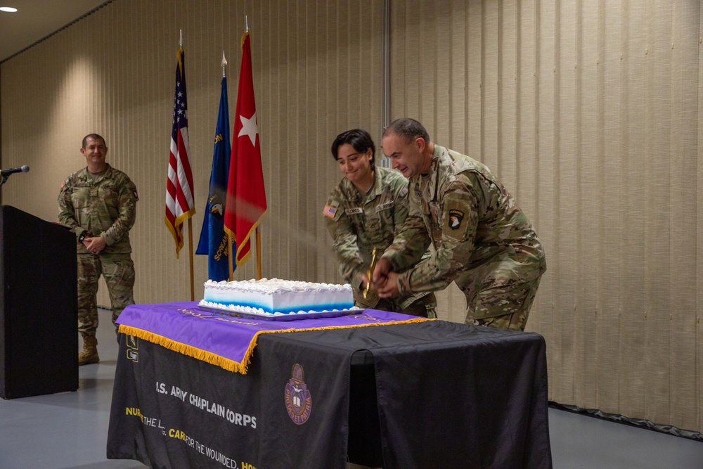 Chaplain Corps 250th Birthday Celebration, Fort Campbell