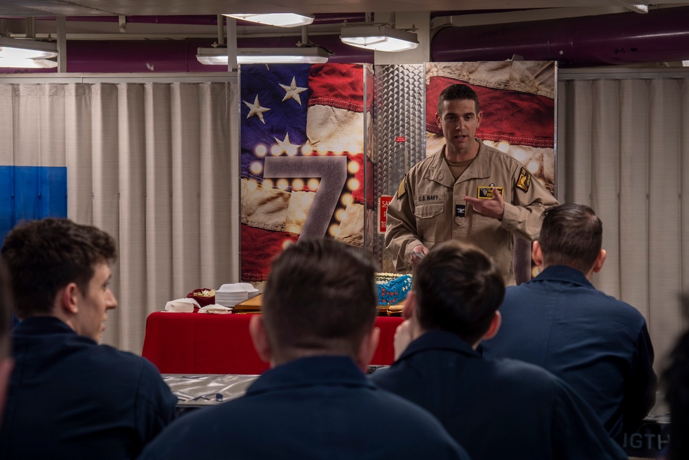 USS Carl Vinson celebrates 77th birthday of Naval Reactors