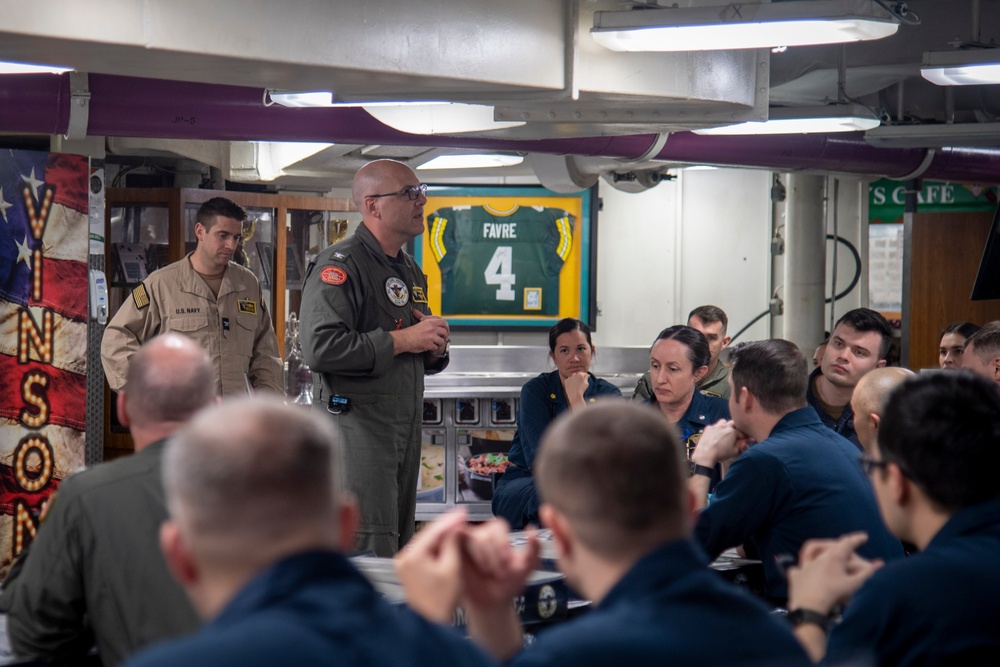 USS Carl Vinson celebrates 77th birthday of Naval Reactors