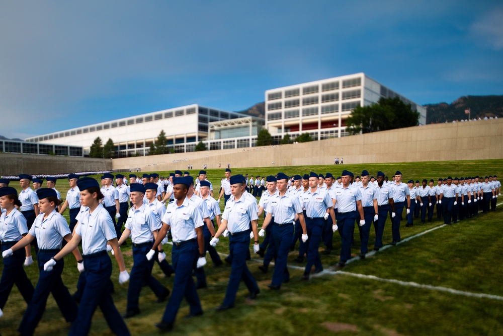 U.S. Air Force Academy Acceptance Day Parade 2025