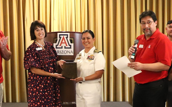 NAVFAC Southwest Commander Honored by University of Arizona Alumni Chapter