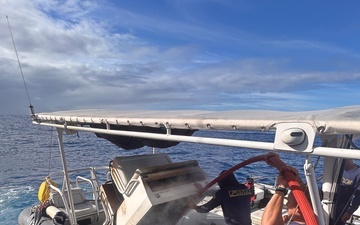 Coast Guard, partner agencies, good Samaritans respond to boat fire near Honolulu