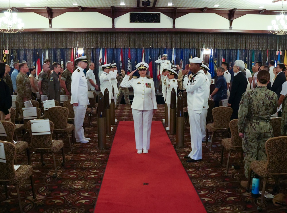 U.S. Naval Hospital Okinawa Holds Change of Command