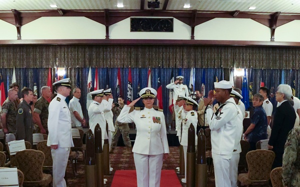 U.S. Naval Hospital Okinawa Holds Change of Command