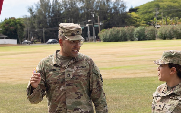 18th Transport Detachment promotion ceremony