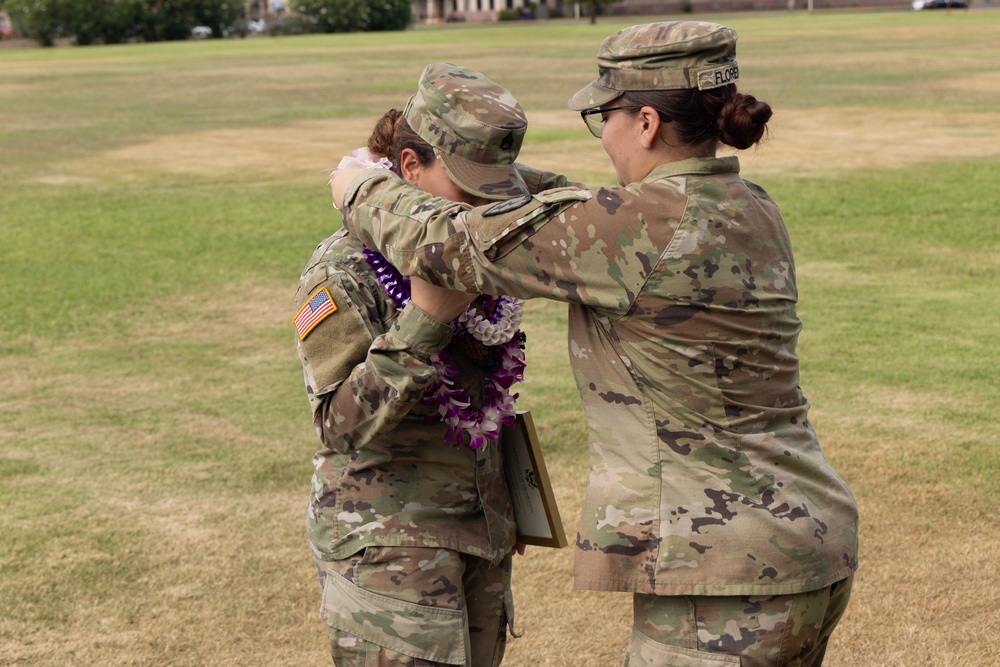 18th Transport Detachment promotion ceremony