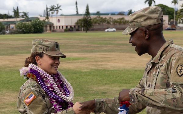 18th Transport Detachment promotion ceremony