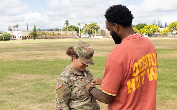 18th Transport Detachment promotion ceremony
