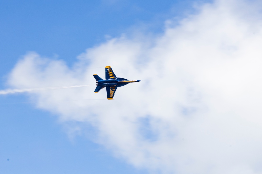 Blue Angels Host Key Influencer and Media Ride-Along at MCBH