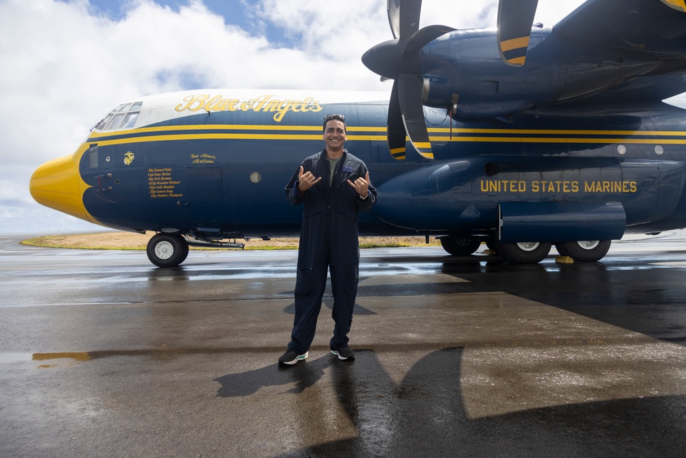 Blue Angels Host Key Influencer and Media Ride-Along at MCBH